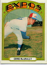 1972 Topps Baseball Cards      058      Ernie McAnally